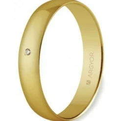 Argyor Bague<Alliance 50403D 4mm - Or 750/1000