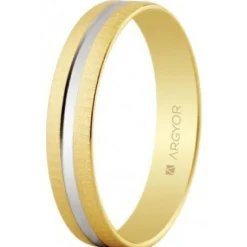 Argyor Bague<Alliance 5241474R 4mm - Or 750/1000