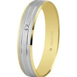 Argyor Bague<Alliance Mixte 5240436D 4mm - Or 750/1000