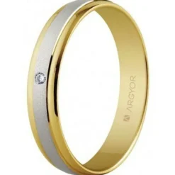 Argyor Bague<Alliance Mixte 5240101 4mm - Or 750/1000