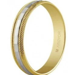 Argyor Bague<Alliance Mixte 5240115 4mm - Or 375/1000