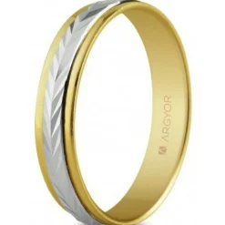 Argyor Bague<Alliance Mixte 5240283 4mm - Or 375/1000