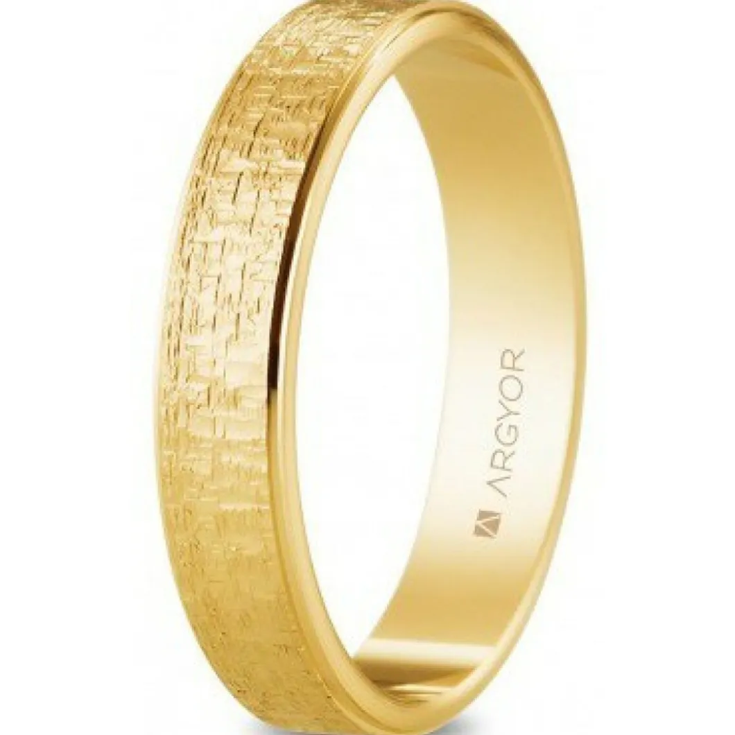 Argyor Bague<Alliance Mixte 5140528 4mm - Or 750/1000