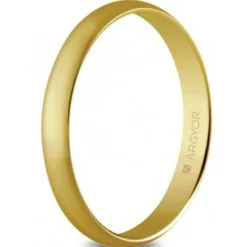 Argyor Bague<Alliance Mixte 50305 3mm - Or 375/1000