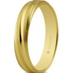 Argyor Bague<Alliance Mixte 5140266 4mm - Or 750/1000