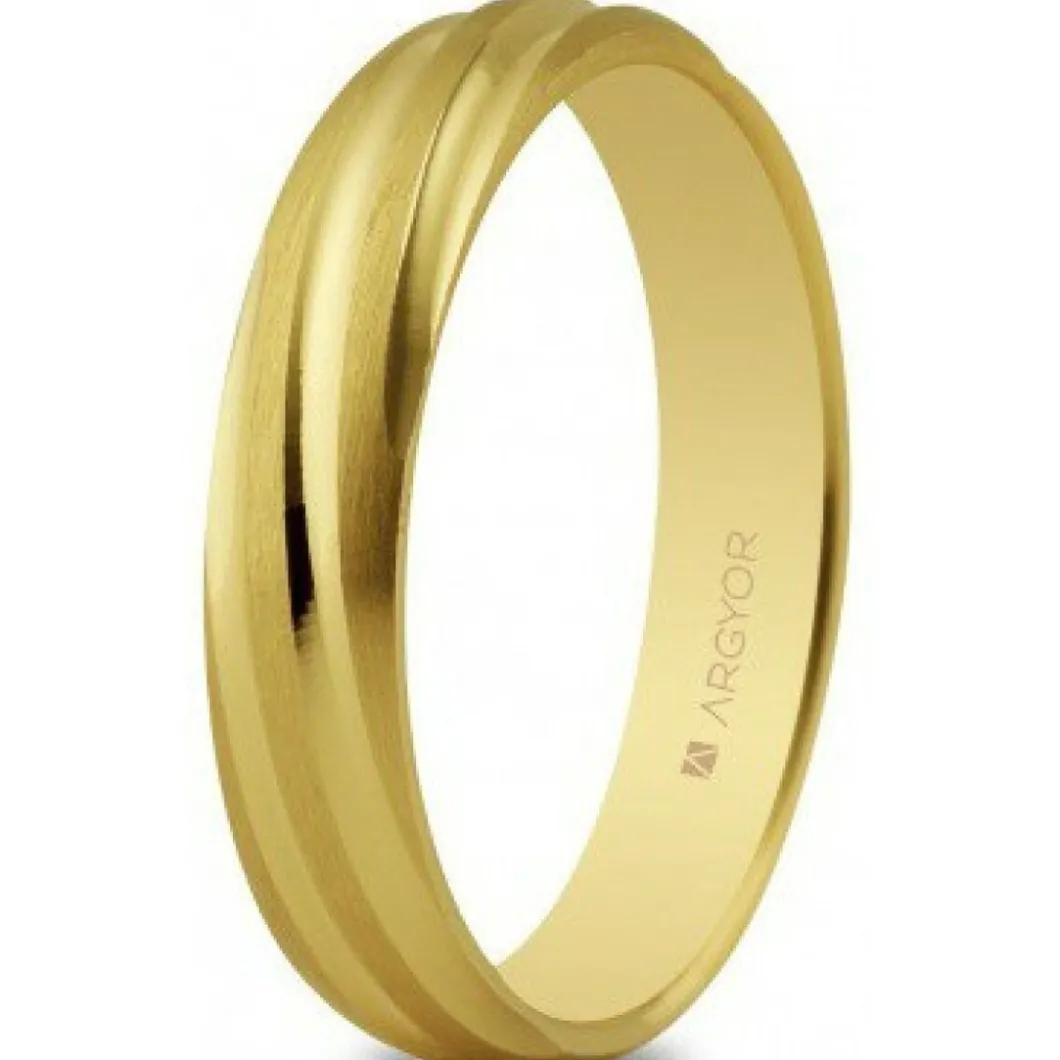 Argyor Bague<Alliance Mixte 5140266 4mm - Or 750/1000