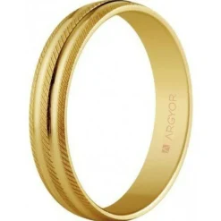 Argyor Bague<Alliance Mixte 5140037 4mm - Or 750/1000