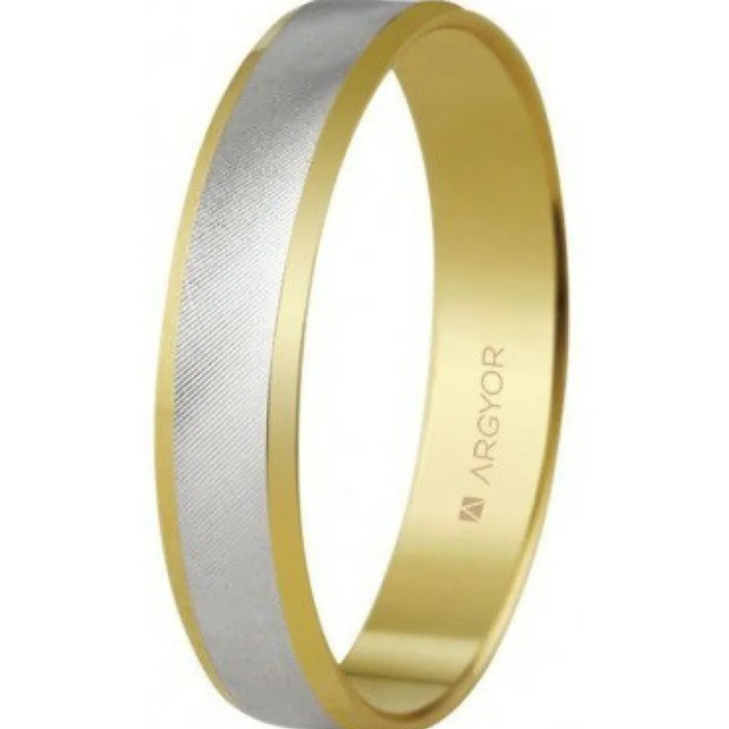 Argyor Bague<Alliance Mixte 5240308 4mm - Or 375/1000
