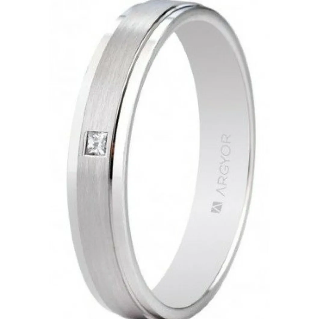 Argyor Bague<Alliance Mixte 554B1397 4mm - Or 375/1000