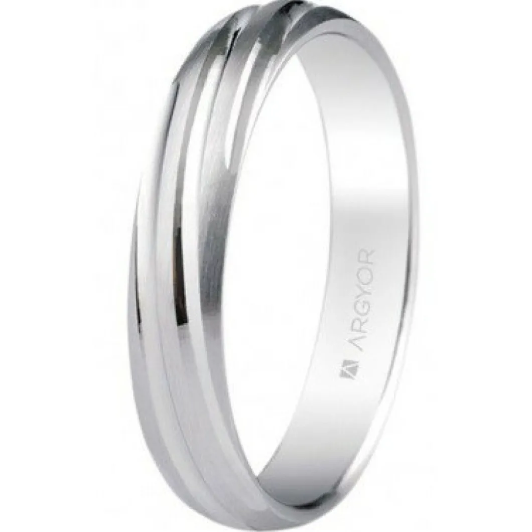 Argyor Bague<Alliance Mixte 5B40266 4mm - Or 375/1000