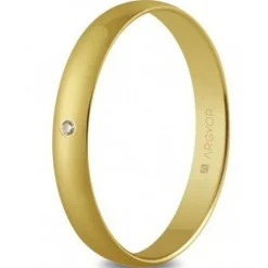 Argyor Bague<Alliance Mixte 50302D 3mm - Or 375/1000