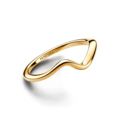 Pandora Bague<Anneau Jaune Vague Poli