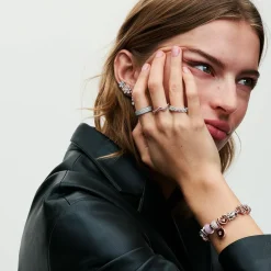 Pandora Bague<Anneau Rose Vague Poli