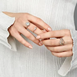 Pandora Bague<Anneau Scintillant Simple Timeless