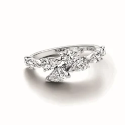 Pandora Bague<Bague Anneau Chevauchement Scintillant - Timeless
