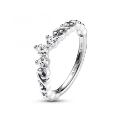 Pandora Bague<Bague argentée pour femme Tiare Volute Royale