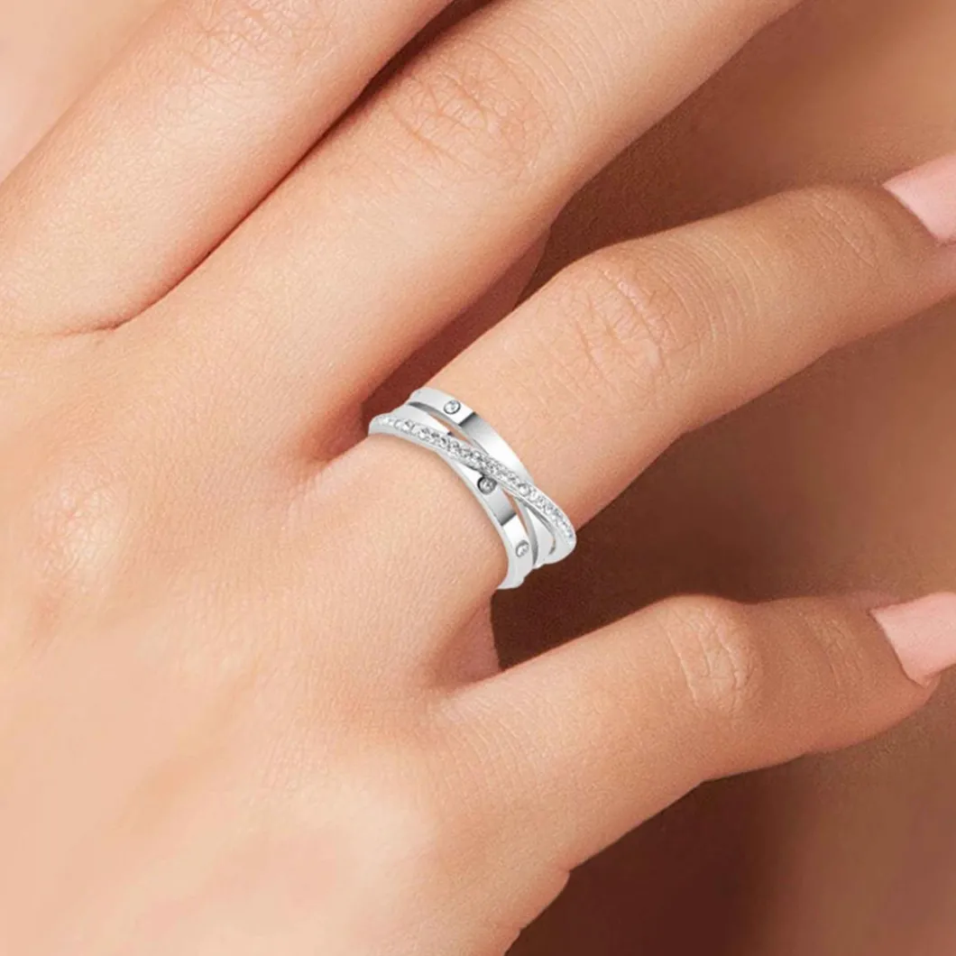 So Charm Bijoux Bague<Bague B2367-ARGENT-7-54 So Charm