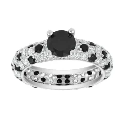 So Charm Bijoux Bague<Bague B2702-NOIR-8-56 So Charm