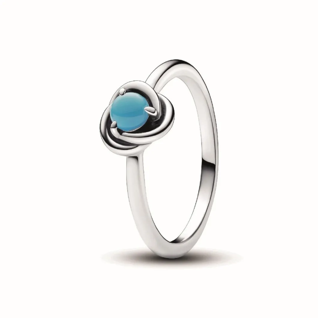 Pandora Bague<Bague Cercles de l’Éternité Turquoise