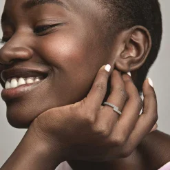 Pandora Bague<Bague Chevauchante Scintillante Signature - Argent