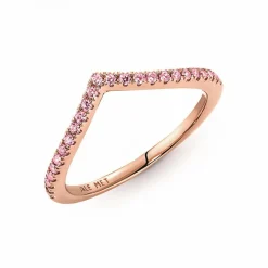 Pandora Bague<Bague Chevron Rose Timeless - Rose gold