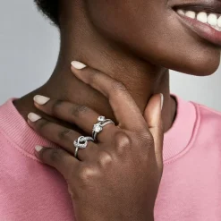 Pandora Bague<Bague Couronne Etincelante Incolore Moments