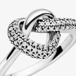Pandora Bague<Bague Cœur Noué Moments