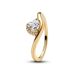 Pandora Bague<Bague Cœur Ondulée