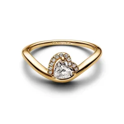 Pandora Bague<Bague Cœur Ondulée