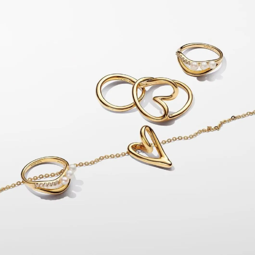 Pandora Bague<Bague Cœur Organique