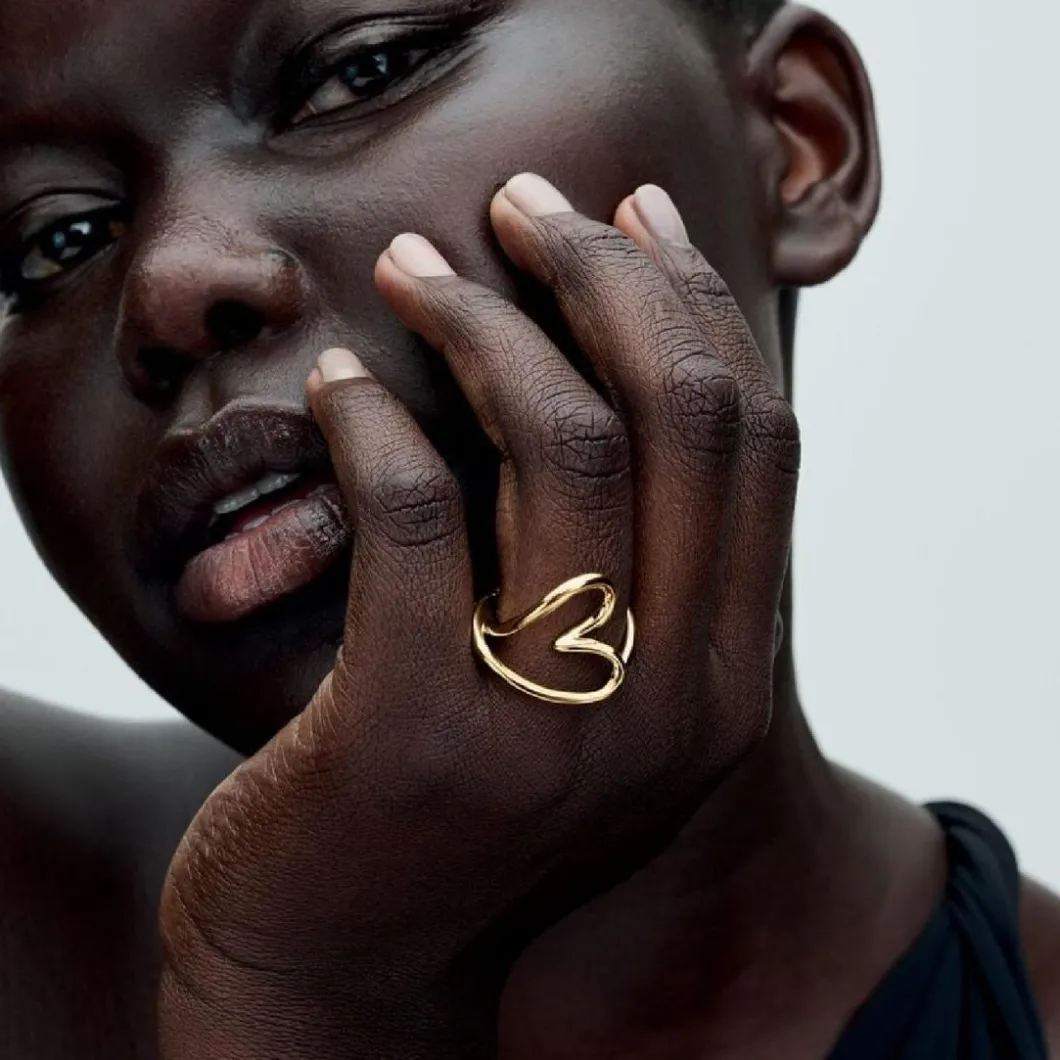 Pandora Bague<Bague Cœur Organique