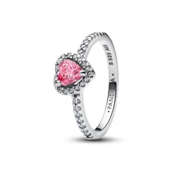 Pandora Bague<Bague Cœur Rose Surélevé