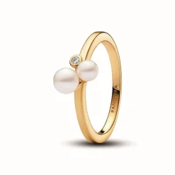 Pandora Bague<Bague Duo de Perles de Culture