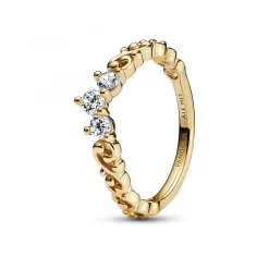 Pandora Bague<Bague en métal doré à l'or fin 585/1000 Tiare Volute Royale