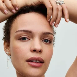 Pandora Bague<Bague femme argent sterling 193158C01 avec perle blanche et zircone transparente Timeless