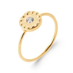 Maison de la Bijouterie Bague<Bague femme YU653Z0 Plaqué or Oxyde de Zirconium