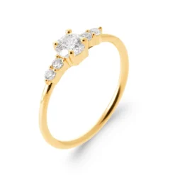Maison de la Bijouterie Bague<Bague femme YUWY4Z0 Plaqué or Oxyde de Zirconium