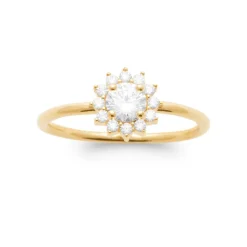 Maison de la Bijouterie Bague<Bague femme YUWYYZ0 Plaqué or Oxyde de Zirconium
