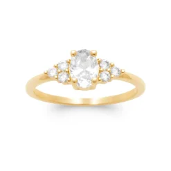Maison de la Bijouterie Bague<Bague femme YUW3YZ0 Plaqué or Oxyde de Zirconium