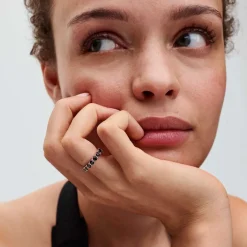 Pandora Bague<Bague femme métal doré à l'or fin avec cristal Timeless