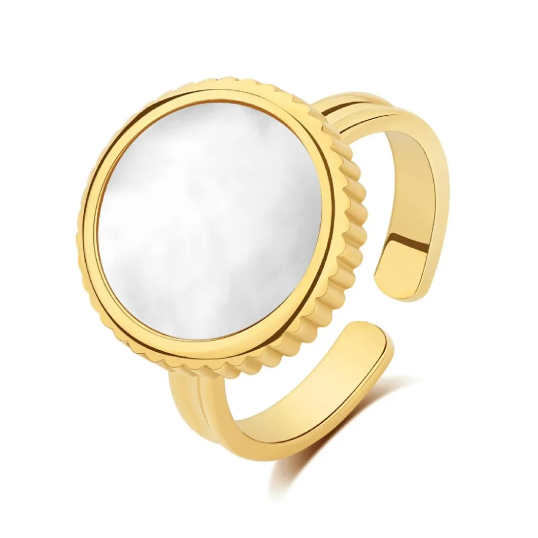 Pixies Bijoux Bague<Bague femme Coco - PRA0003-1MOP Acier