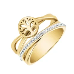 So Charm Bijoux Bague<Bague Femme So Charm - B2670-DORE-T7-54 - Bague Femme Dorée