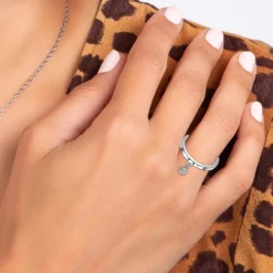 So Charm Bijoux Bague<Bague Femme So Charm - BD2285-ARGENT-7-54-DIAMANT - Bague Femme Argentée