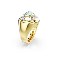 Swarovski Bague<Bague Femme Chroma - 571052 Plaqué Or Bleu
