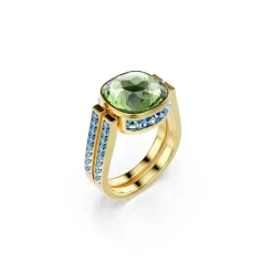 Swarovski Bague<Bague Femme Chroma - 570630 Plaqué Or Multicolore
