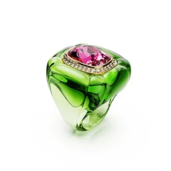 Swarovski Bague<Bague Femme Dulcis - 570996 Métal Rhodié Bleu