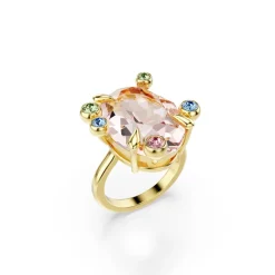 Swarovski Bague<Bague Femme Gema - 570581 Plaqué Or Multicolore