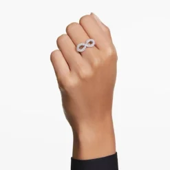 Swarovski Bague<Bague femme Hyperbola Mini - 567969 blanc,argent