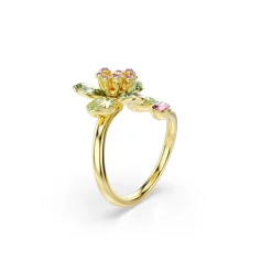 Swarovski Bague<Bague Femme Idyllia - 572159 Plaqué Or Vert