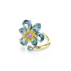 Swarovski Bague<Bague Femme Idyllia - 572158 Plaqué Or Multicolore
